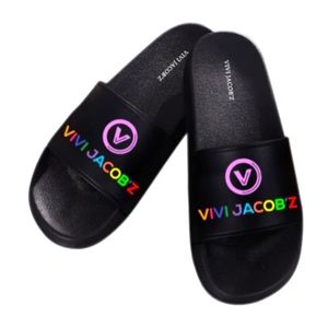 VIVI JACOB'Z  BLACK SANDALS